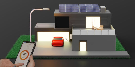iHelios smart thermostat for invisible infrared heating with room-by-room control and smart tariff automation.