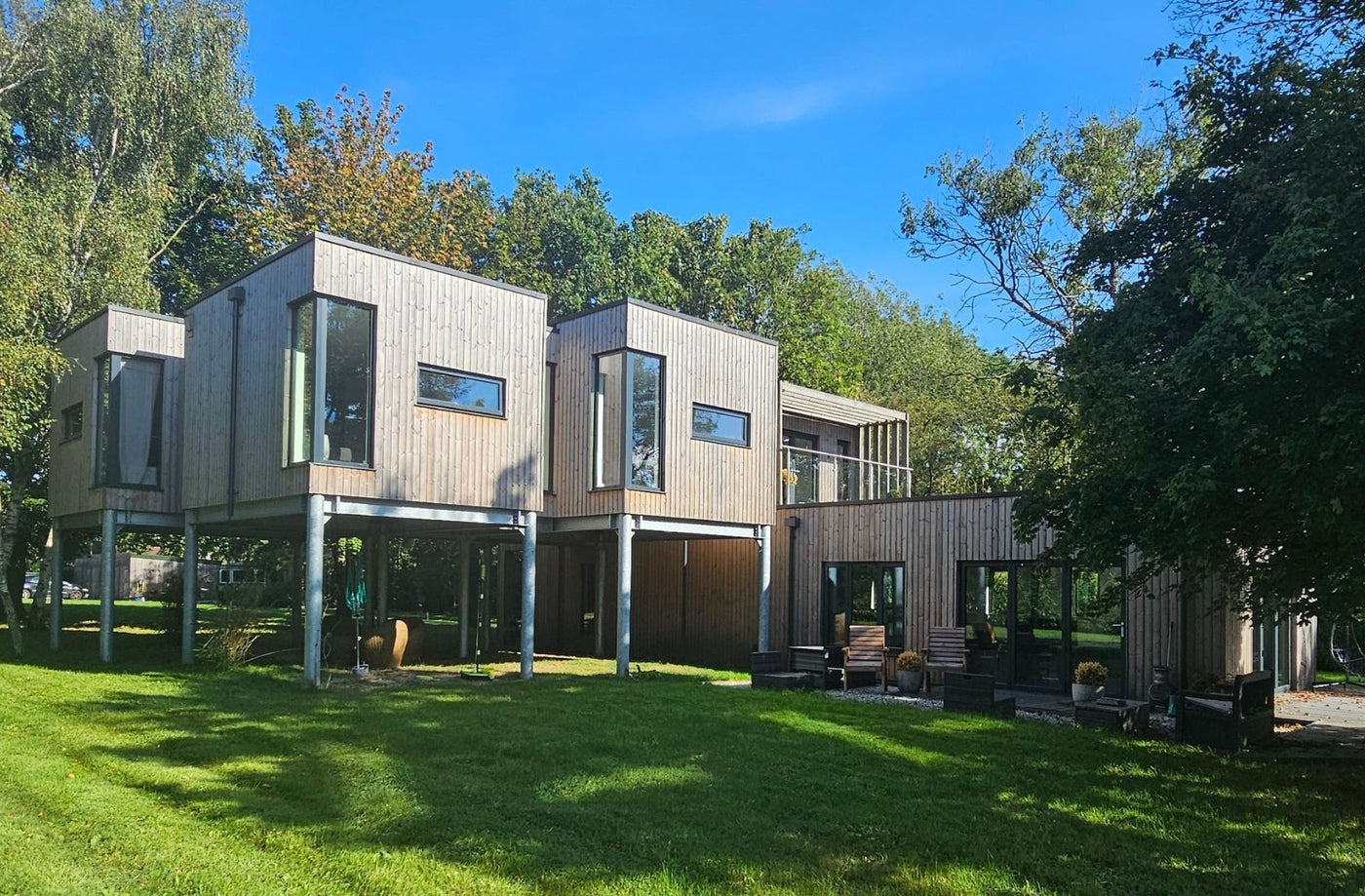 Grand Designs with smart room-by-room infrared heating control.