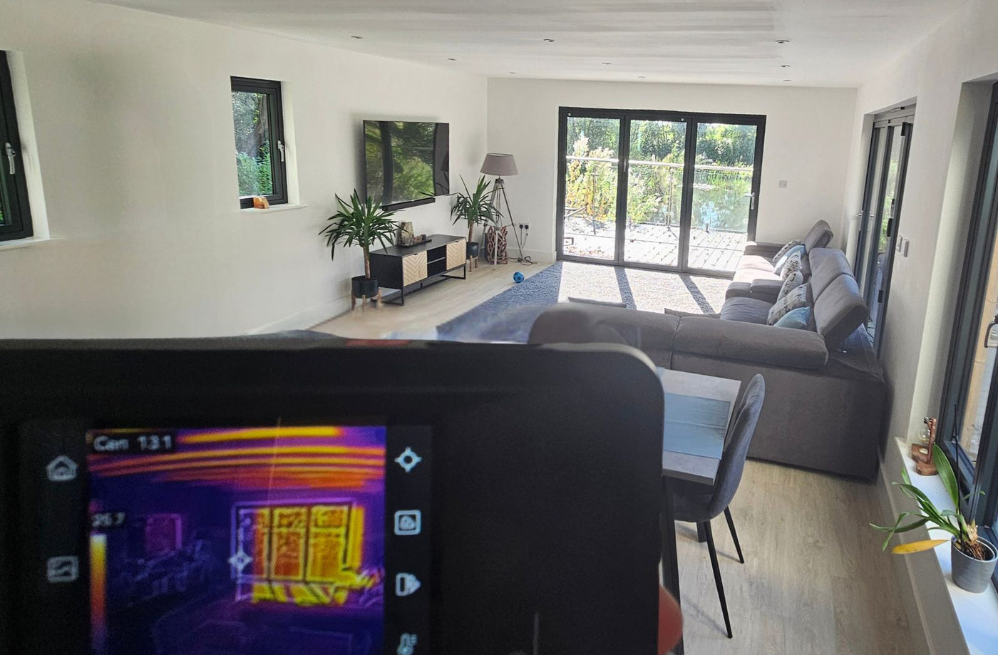 Grand Designs project interion with iHelios invisible infrared heating