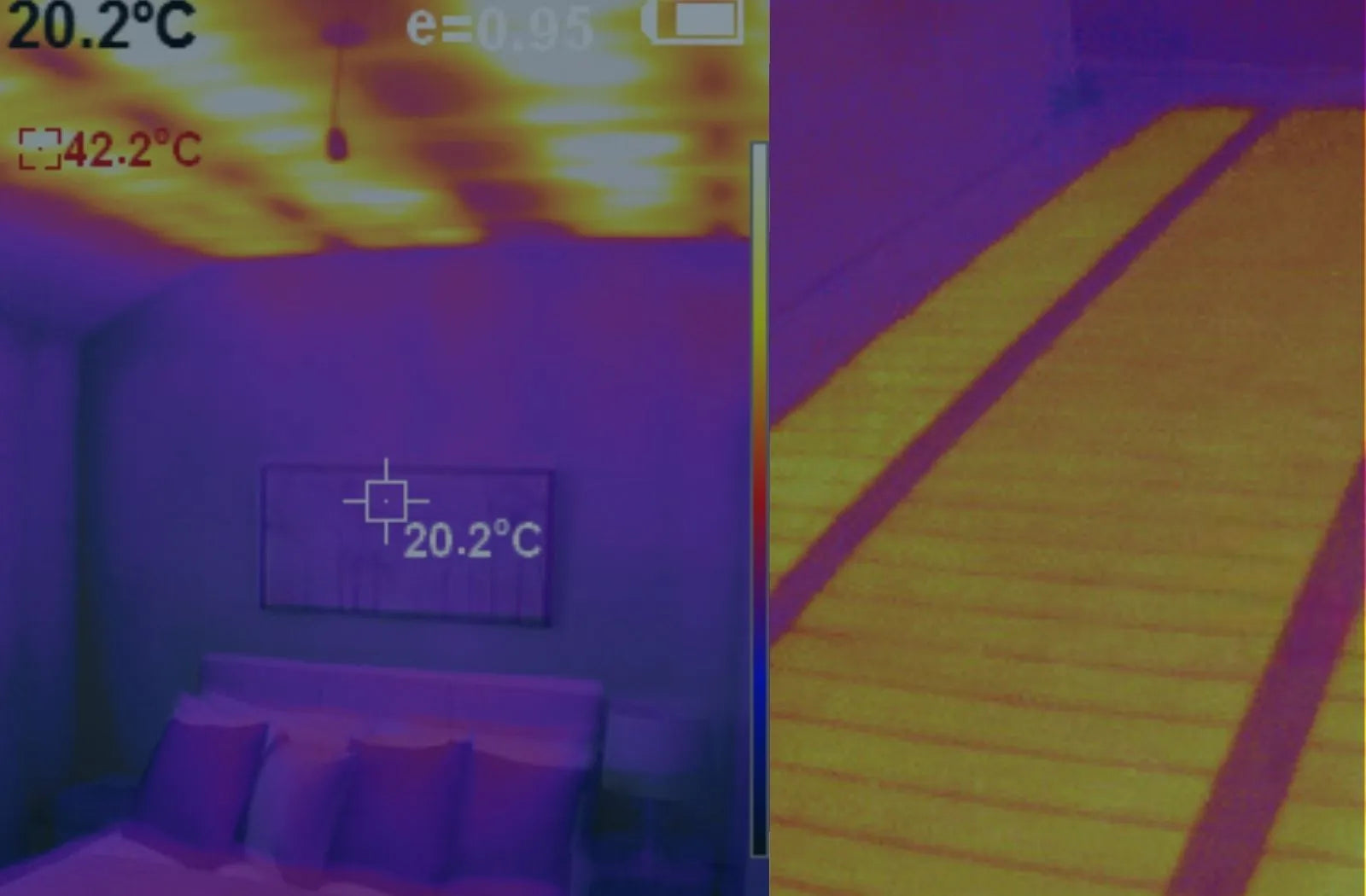 IR Infrared heating film in ceiling and underfloor