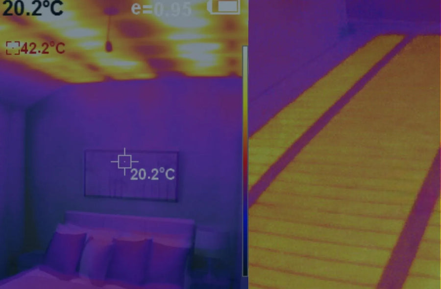 iHelios invisible infrared heating film