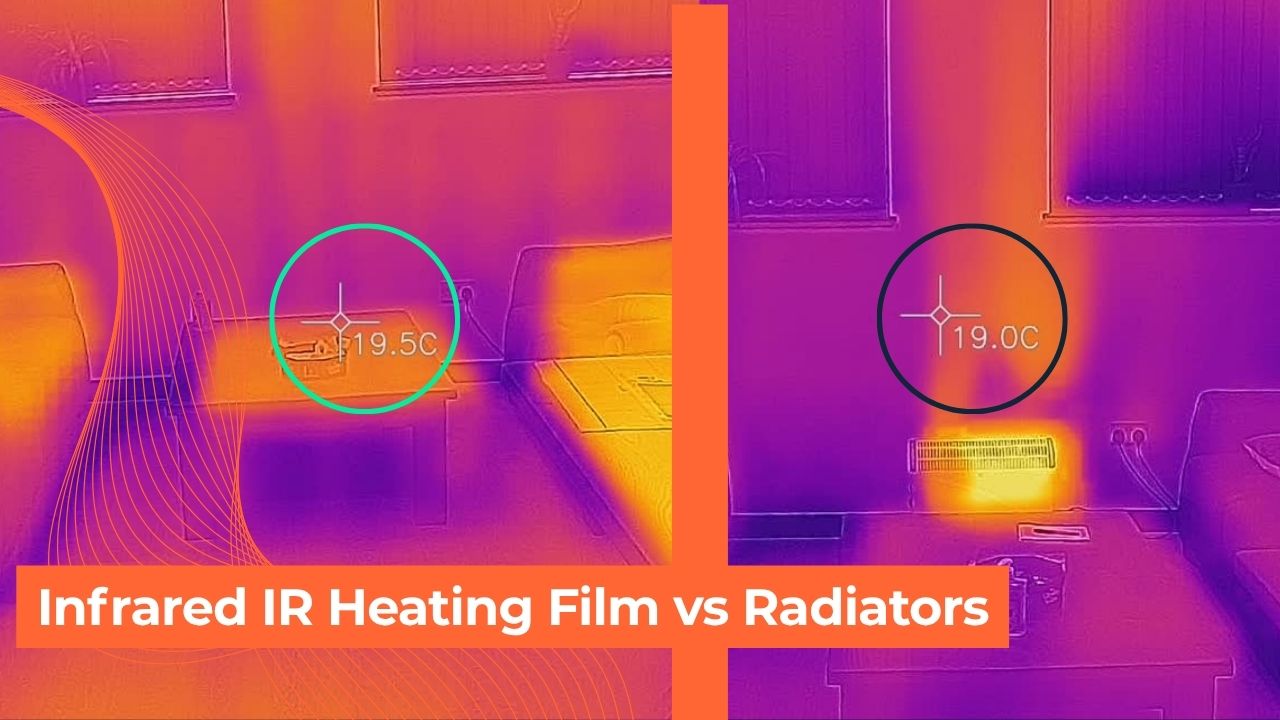 Load video: Infrared Heating vs Radiators