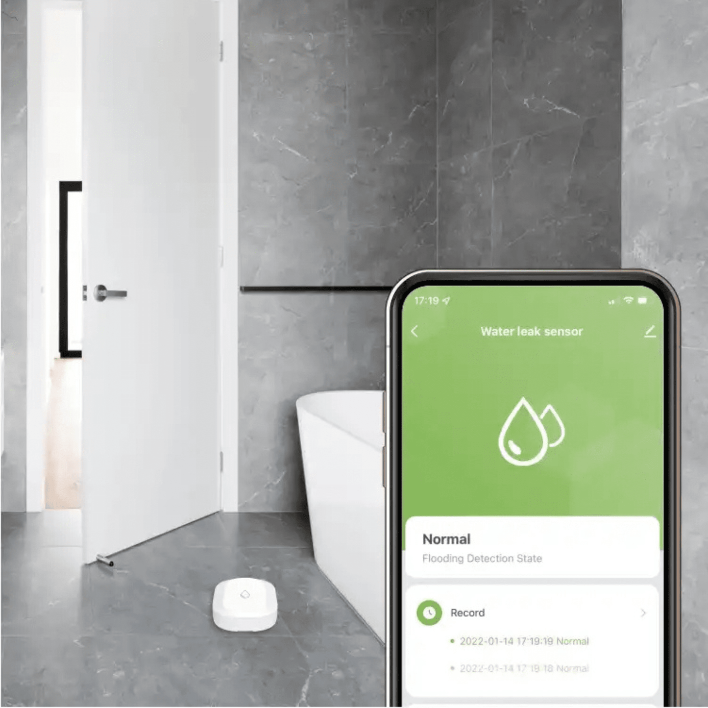 Smart Water Leak Sensor – Wireless Zigbee Flood Detector - iHelios