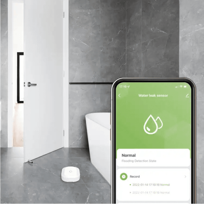 Smart Water Leak Sensor – Wireless Zigbee Flood Detector - iHelios