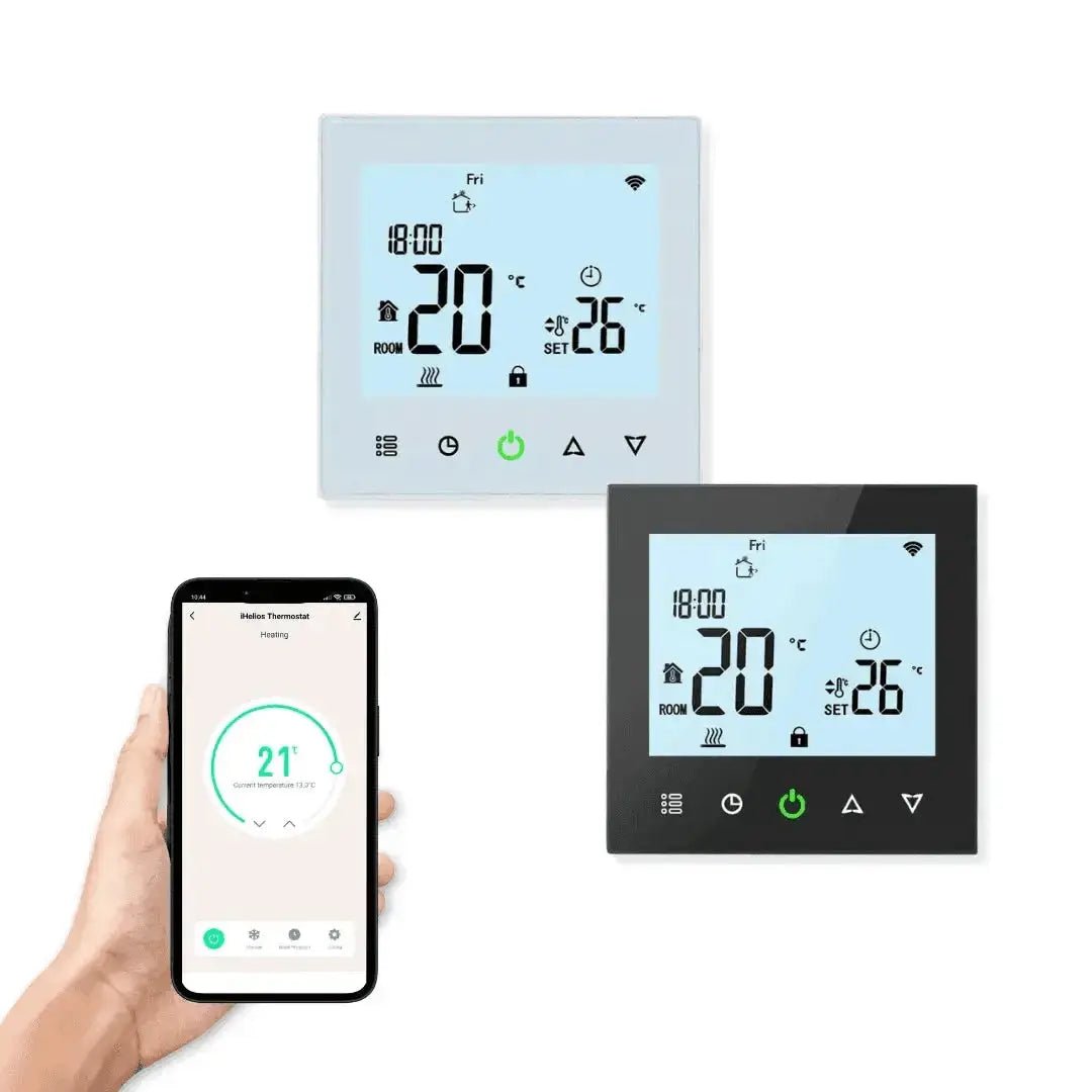 Zigbee Wireless Thermostat – For Underfloor & Ceiling Electric Heating - iHelios Living